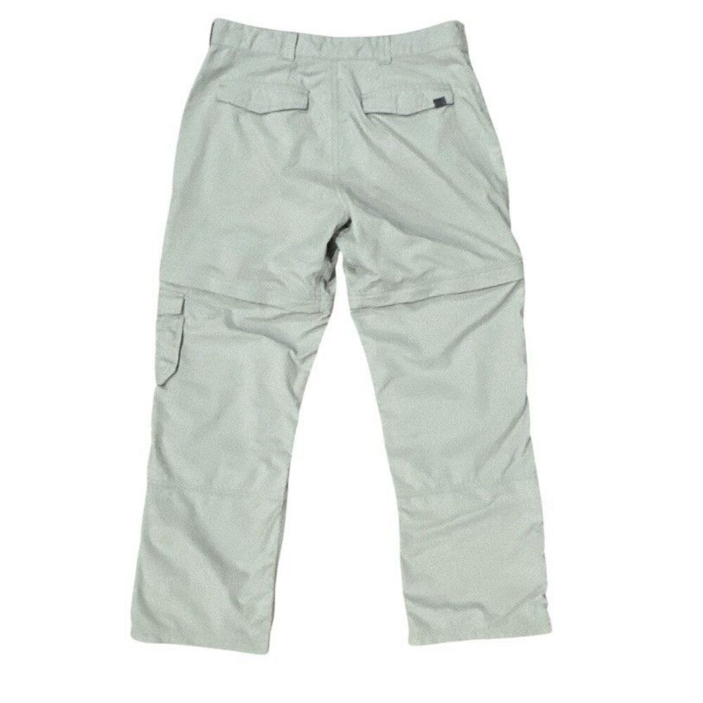 Eastern Mountain Sports EMS Convertible Hiking Cargo Pants Sz 8 S Gray Zip-Off - Picture 2 of 9
